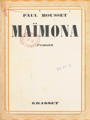 cover image of Maïmona